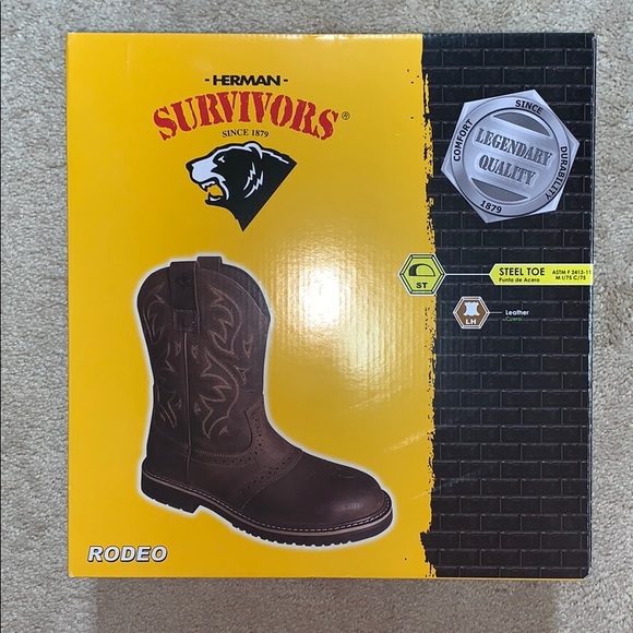 herman steel toe boots